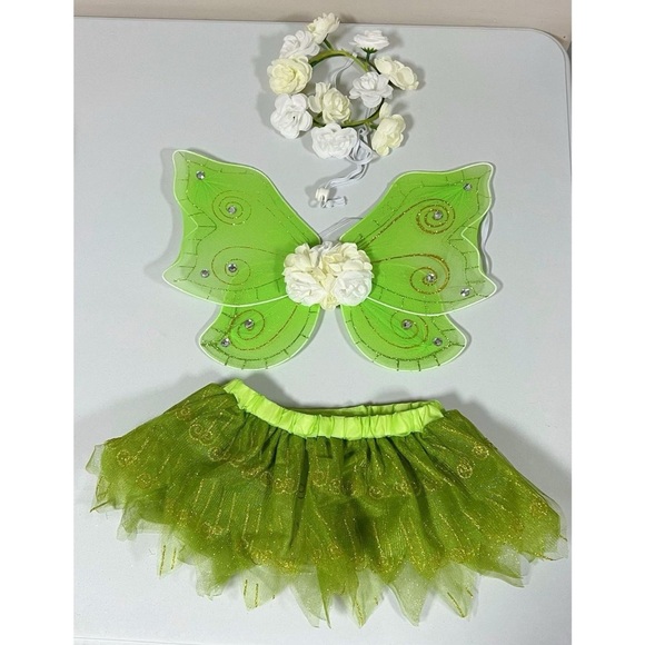 Green Cats Dogs Pets Animal Fairy Princess Costume Pet Apparel Size: M/L 🧚🏻